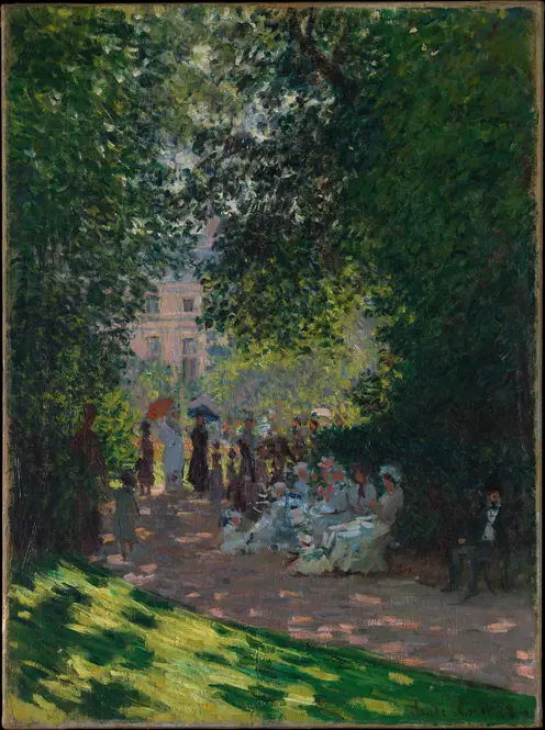 The Parc Monceau (1878) by Claude Monet